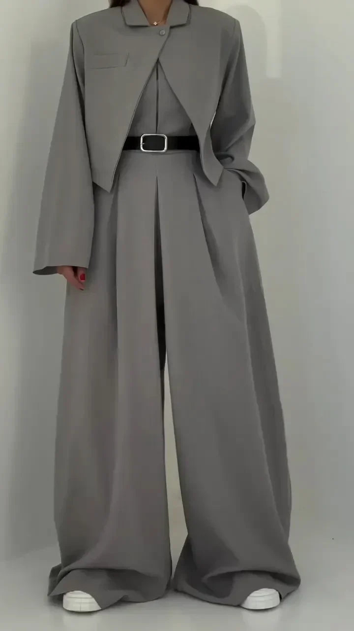 Eclat™ | Women's Ensemble Bustier + Jacket – Elegant & Trendy Style