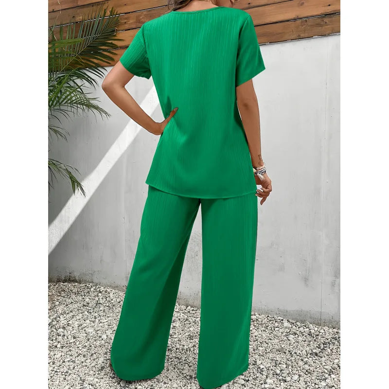 Lorrina | Elegant Soft Two-Piece Set