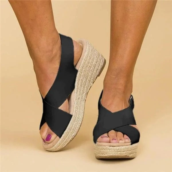 Annika | Orthopedic Open-toe Wedges