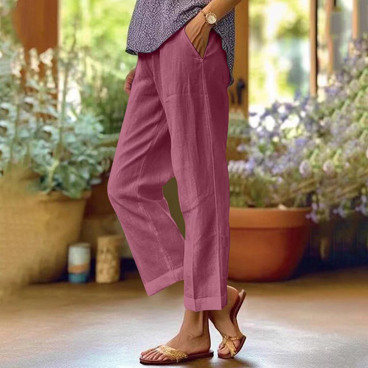 Beth | Coastal Breeze Trousers