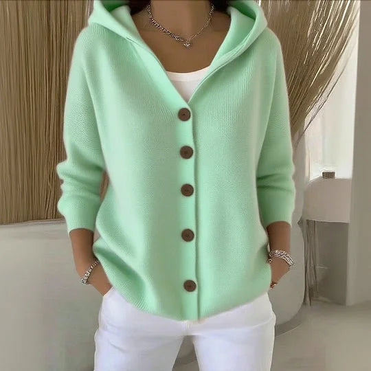 Nylah | Hooded Vest with Buttons