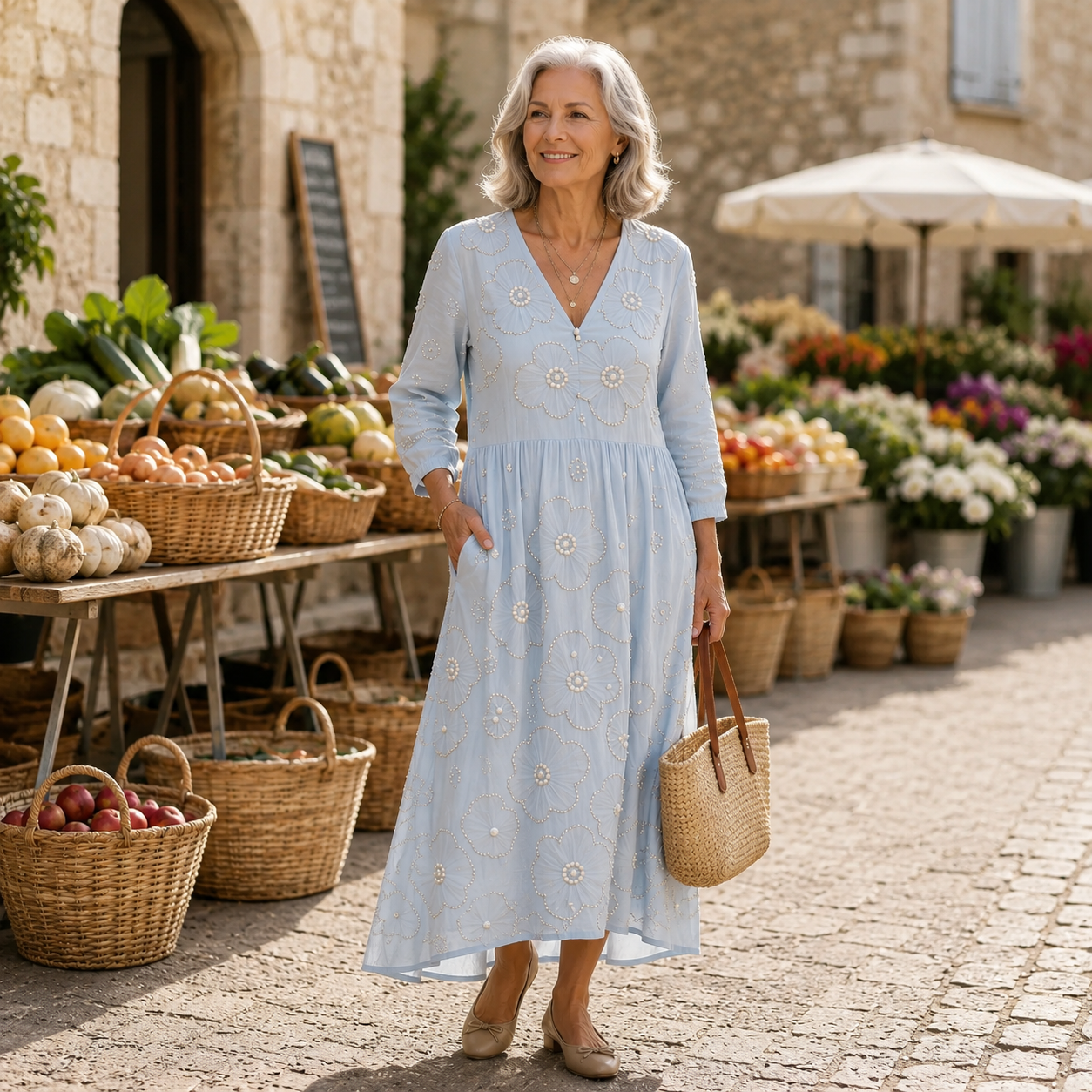 Lena | Floral Midi Dress