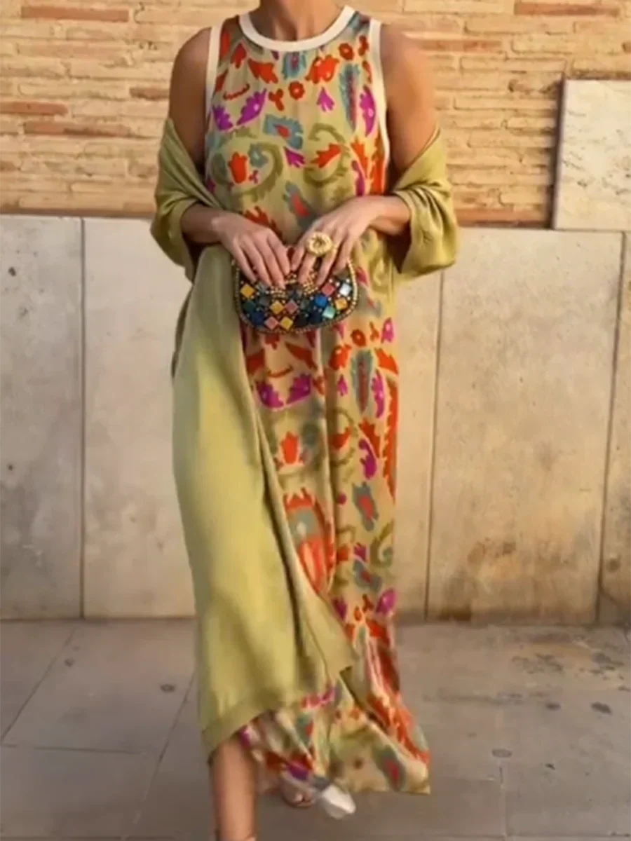 Delly | Boho Chic Two-Piece Dress