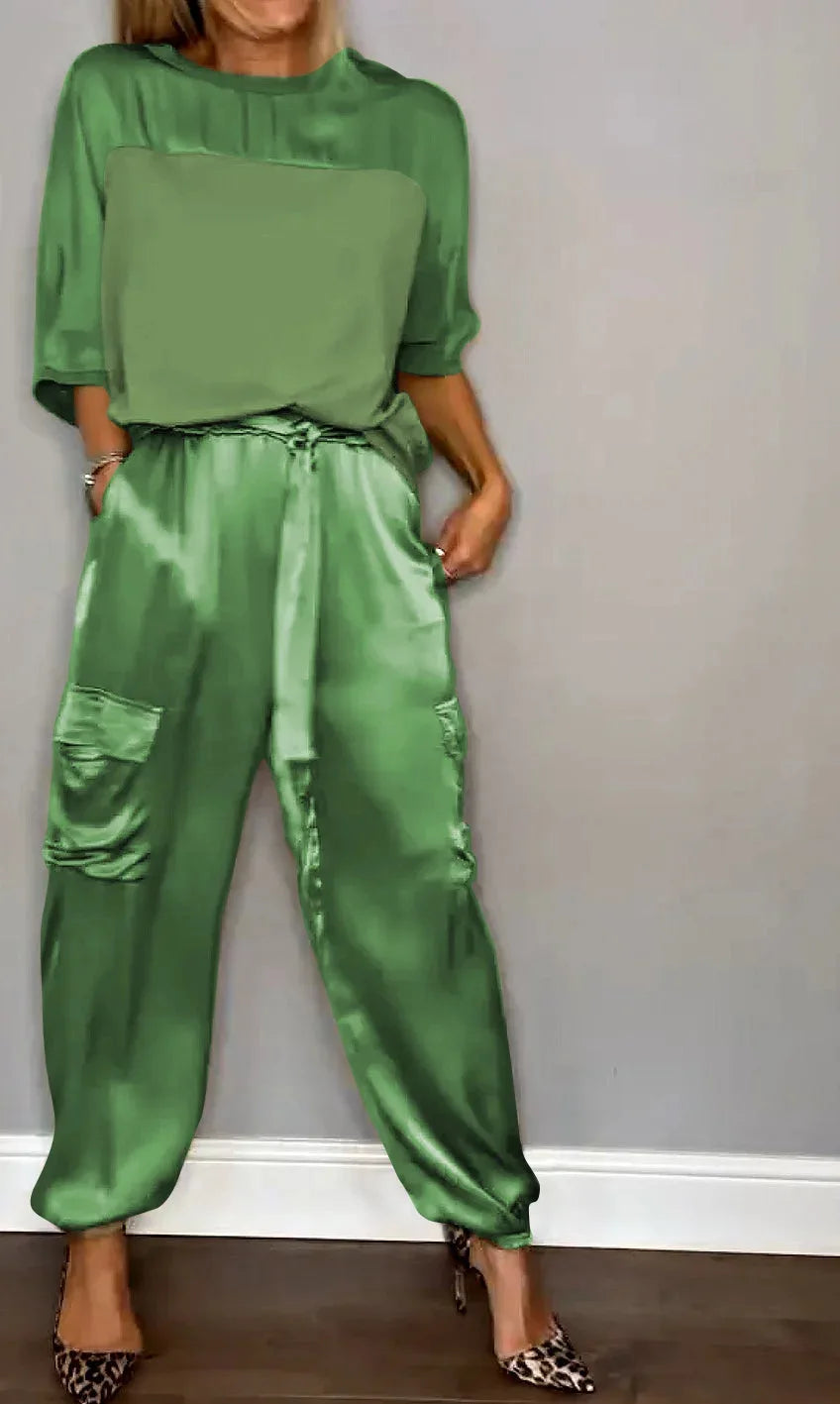 Grace | Satin Luxe Flow Set