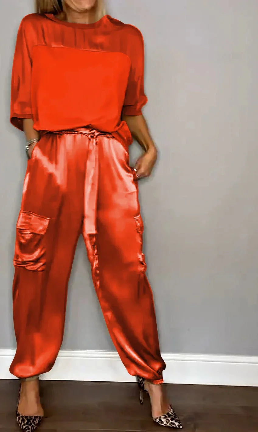Grace | Satin Luxe Flow Set