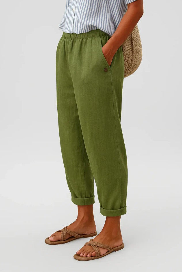 Romina | Timeless Linen-Look Trousers