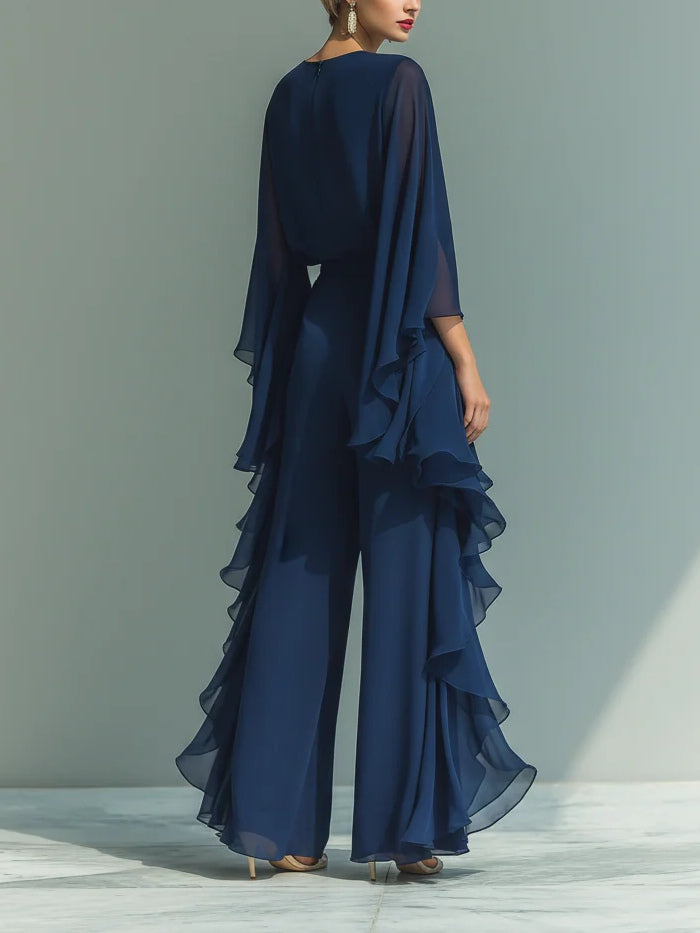 Aurora | Elegant Chiffon Ruffle Set